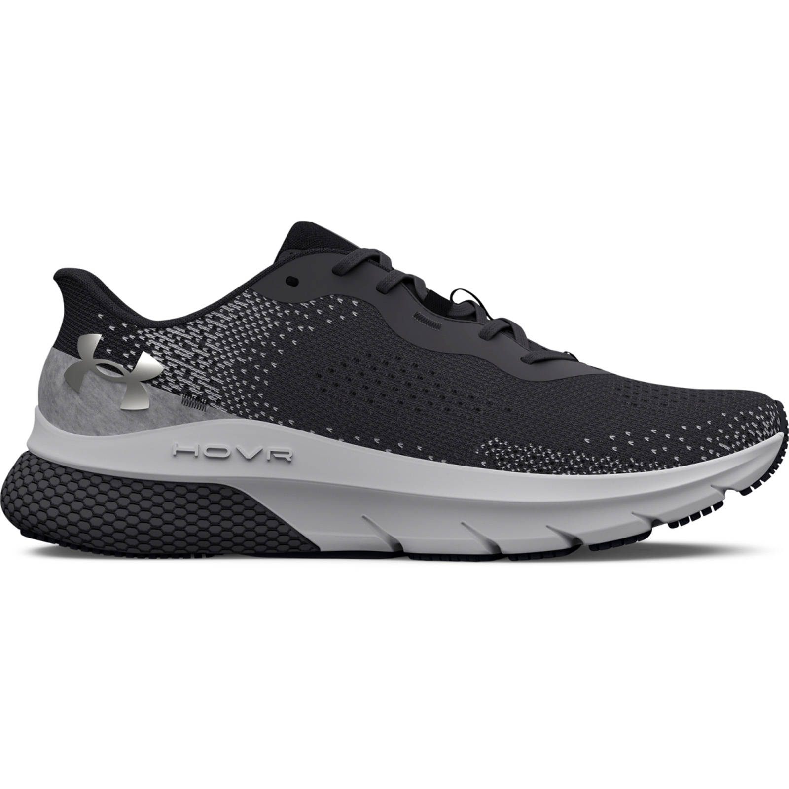 Under Armour – Men’s UA HOVR™ Turbulence 2 Running Shoes – Jet Gray/Jet Gray/Metallic Silver