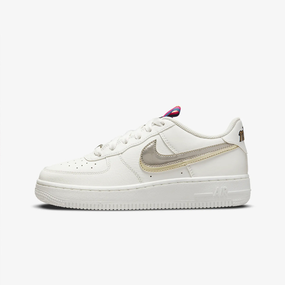 Nike - AIR FORCE 1 L - WHITE Παιδικά > Παπούτσια > Sneaker > Παπούτσι Low Cut