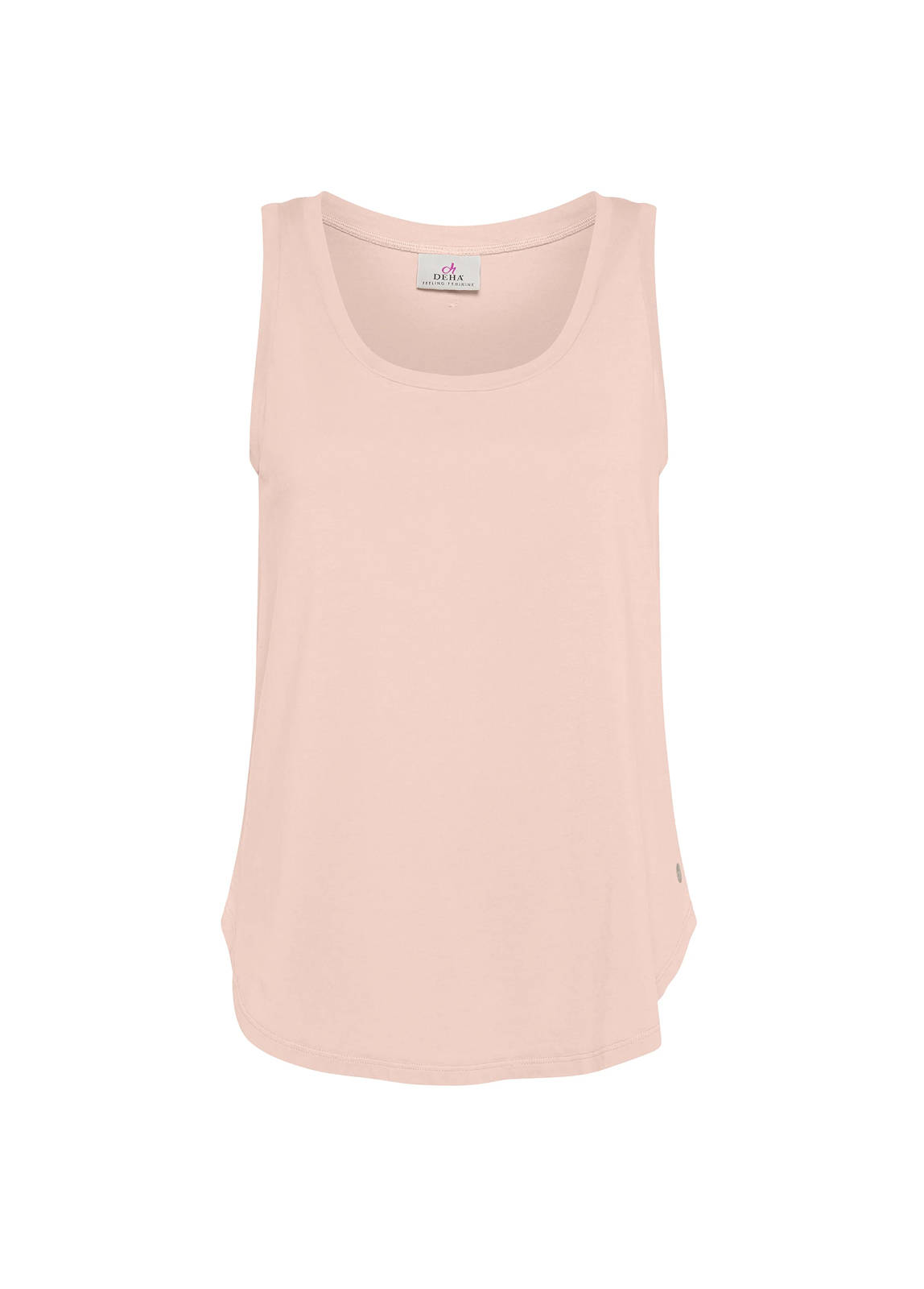 Deha Deha - CANOTTA IN JERSEY - PINK SHELL