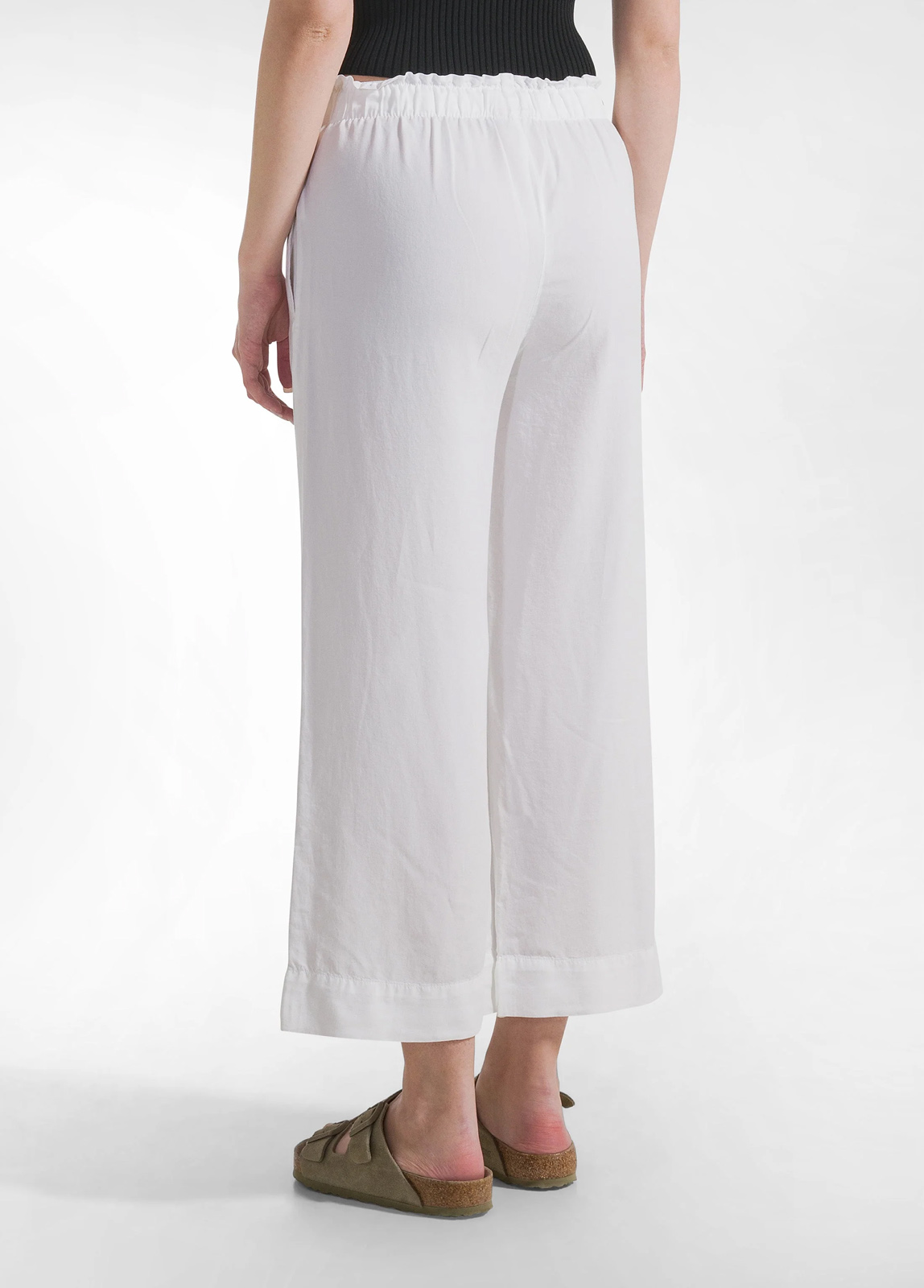 Deha - PANTALONE CROPPED - WHITE φωτογραφία