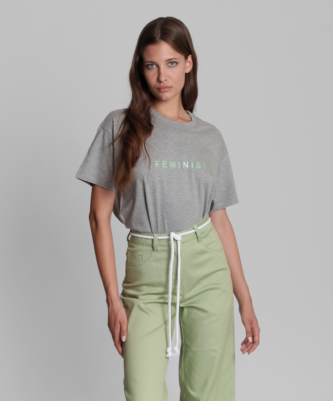  Collectiva Noir - CN FEMINISTA TEE - GREY 2025