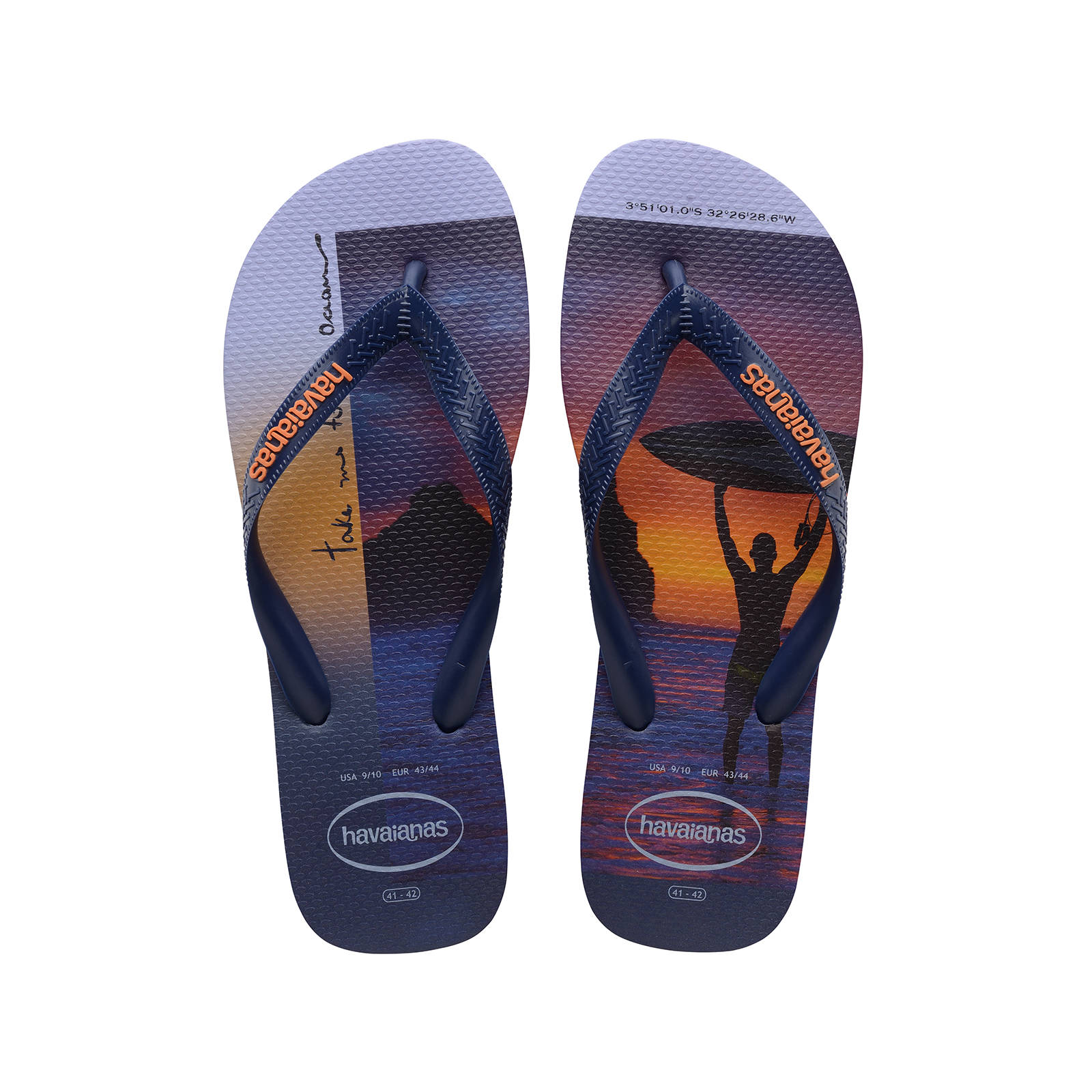 Havaianas - HYPE - NAVY BLUE/NAVY BLUE/BEGONIA ORANGE Ανδρικά > Παπούτσια > Σαγιονάρες > Σαγιονάρα