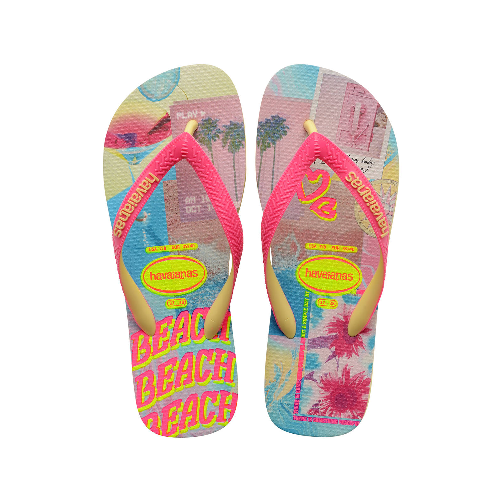 Havaianas - HAVAIANAS TOP FASHION - LEMON YELLOW Γυναικεία > Παπούτσια > Σαγιονάρες > Σαγιονάρα