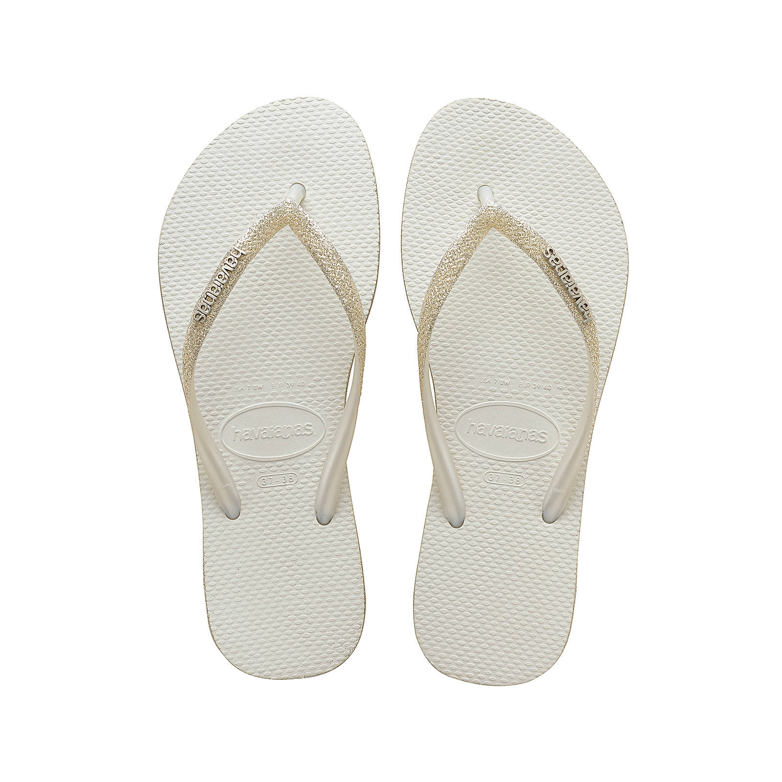 Havaianas - SLIM SPARKLE - WHITE Γυναικεία > Παπούτσια > Σαγιονάρες > Σαγιονάρα