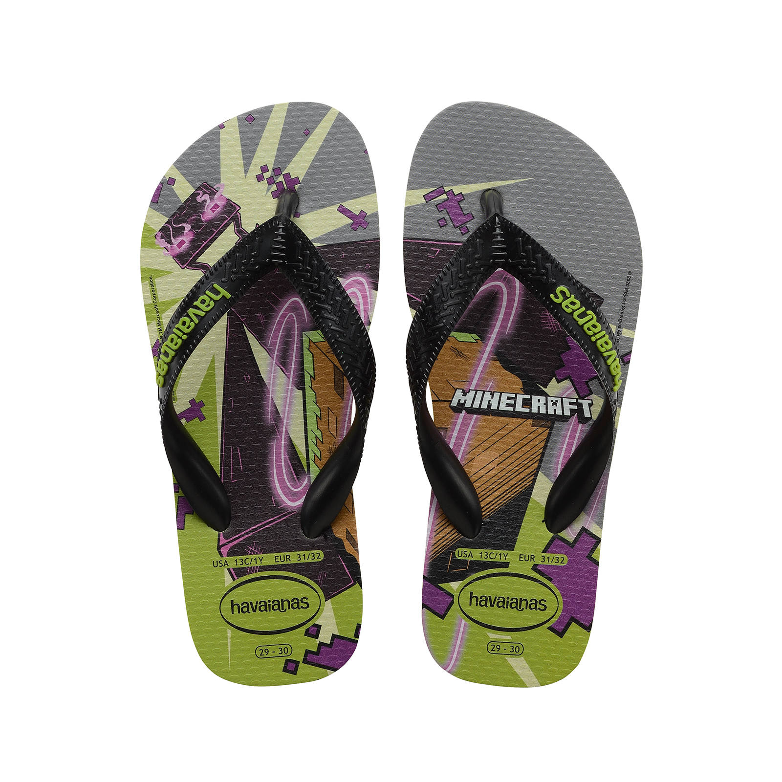 Havaianas - MINECRAFT - OLIVE Παιδικά > Παπούτσια > Σαγιονάρες > Σαγιονάρα