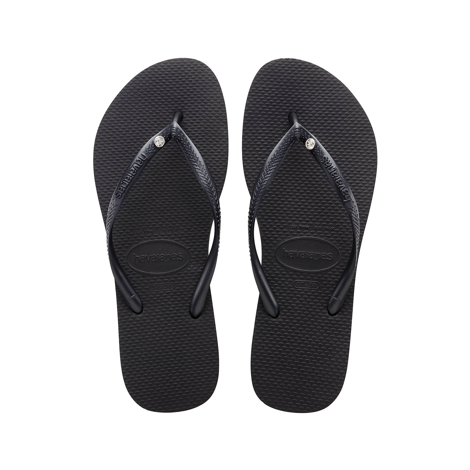 Havaianas - HAVAIANAS SLIM CRYSTAL SW II - BLACK Γυναικεία > Παπούτσια > Σαγιονάρες > Σαγιονάρα