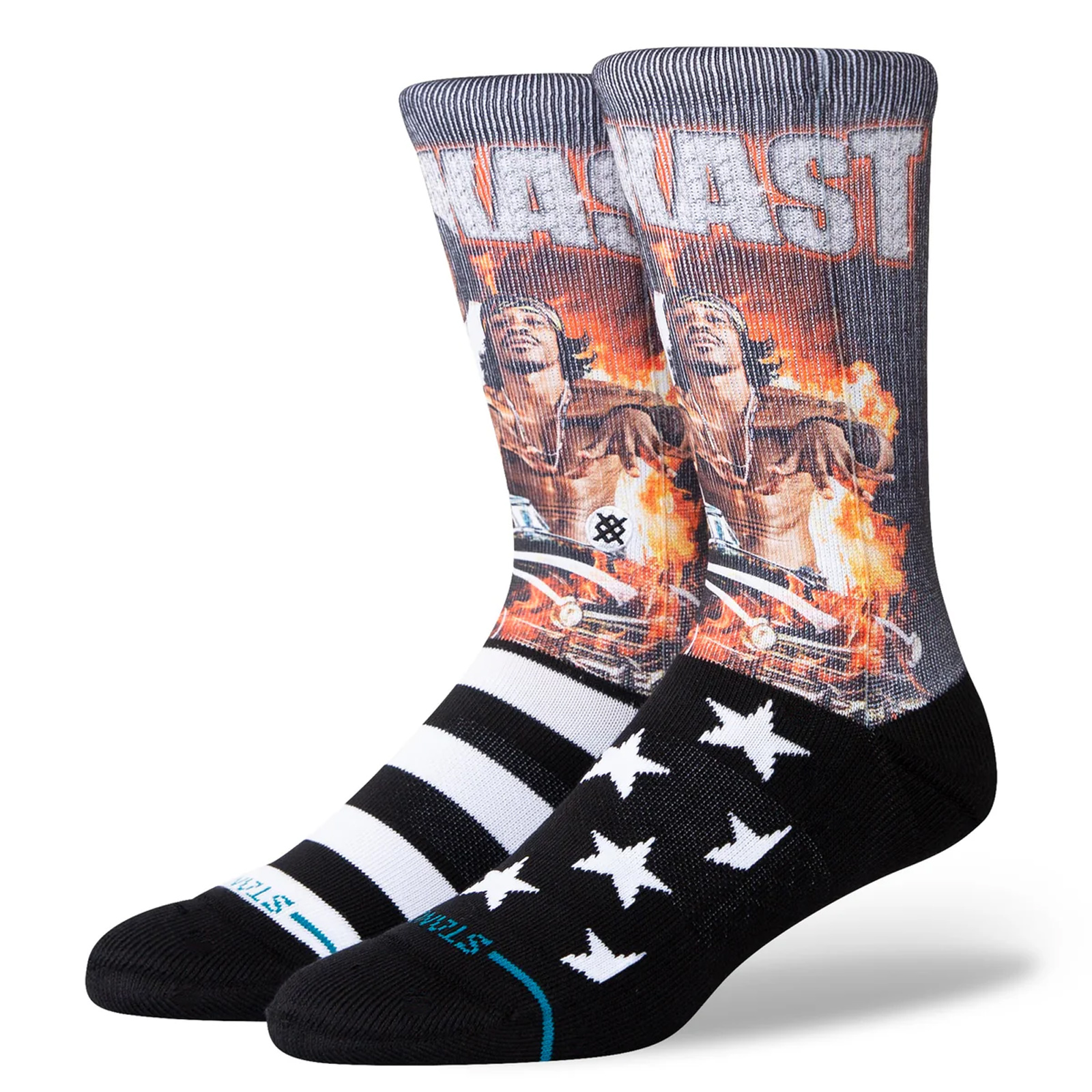 Stance Stance - STANKONIA CREW SOCK - BLACK