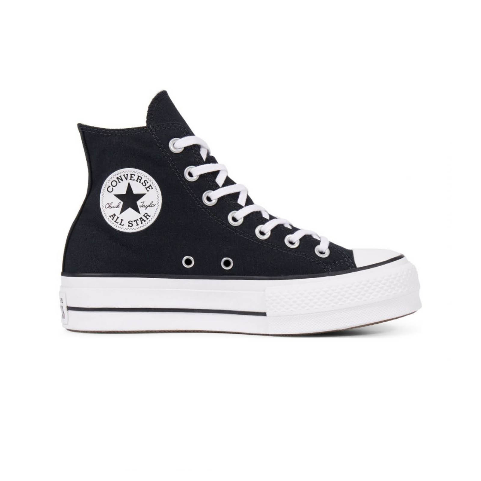 Converse - CHUCK TAYLOR ALL STAR LIFT - 001-BLACK/WHITE/WHITE Γυναικεία > Παπούτσια > Sneaker > Μποτάκι High Cut