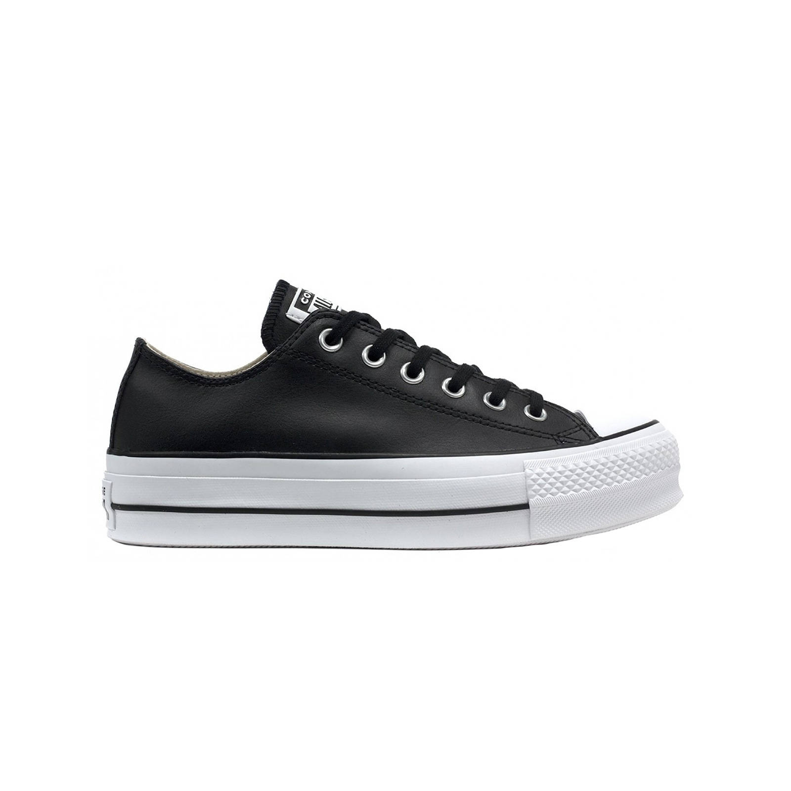 Converse – CHUCK TAYLOR ALL STAR LIFT CLEAN – 001-BLACK/BLACK/WHITE