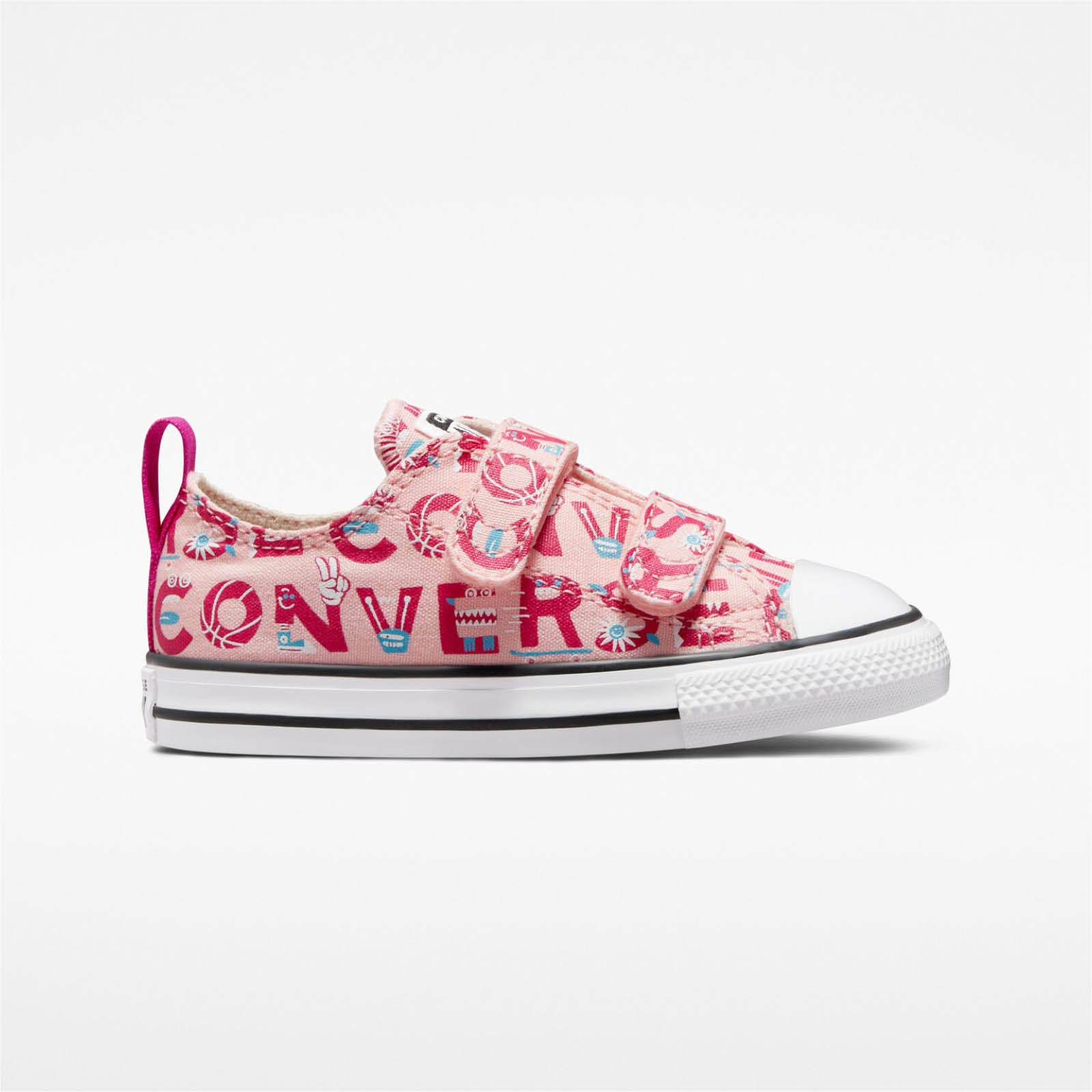 Παιδικά > Παπούτσια > Sneaker > Παπούτσι Low Cut Converse - CHUCK TAYLOR ALL STAR 2V CREATURE FEATURE - 689-STORM PINK/NATURAL IVORY