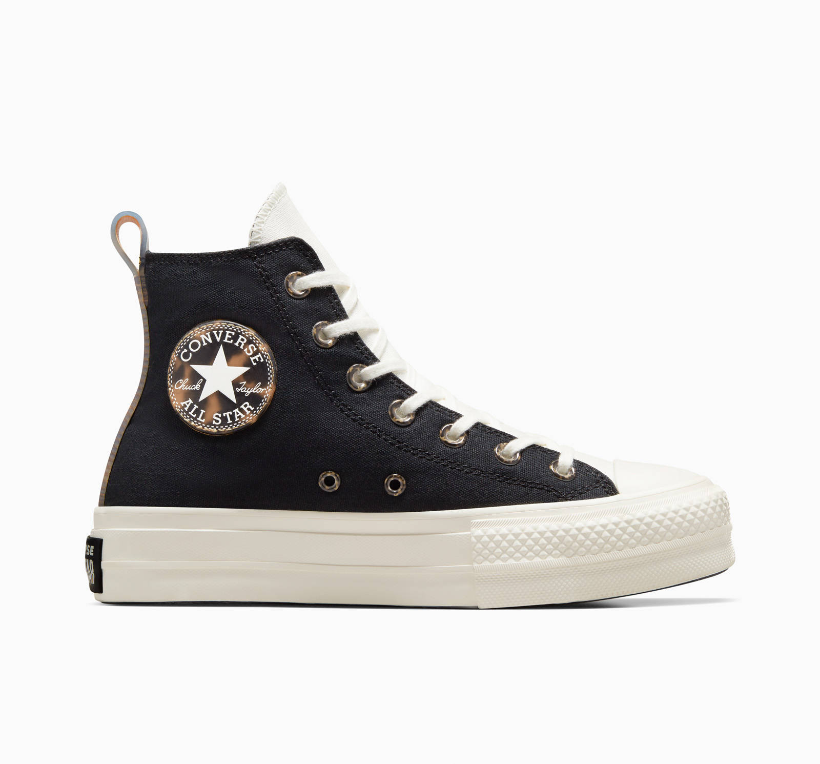 Converse - CHUCK TAYLOR ALL STAR LIFT PLATFORM TORTOISE - 001-BLACK/EGRET/TAWNY OWL Γυναικεία > Παπούτσια > Sneaker > Μποτάκι High Cut