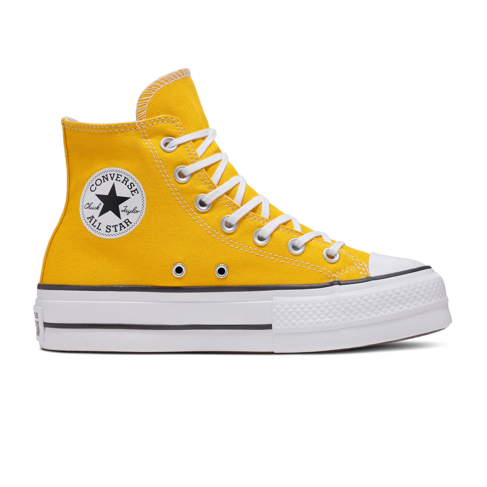 Converse - CHUCK TAYLOR ALL STAR LIFT PLATFORM - 701-YELLOW/WHITE/BLACK Γυναικεία > Παπούτσια > Sneaker > Παπούτσι Mid Cut