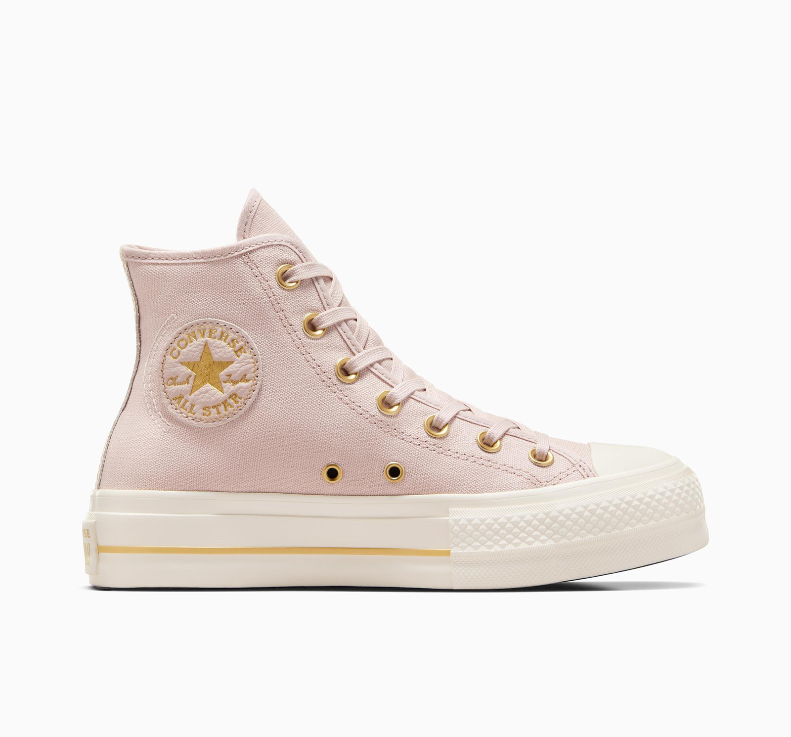  Converse - CHUCK TAYLOR ALL STAR LIFT PLATFORM TAILORED LINES - 679-FLUSH STONE/EGRET/GOLD 2025