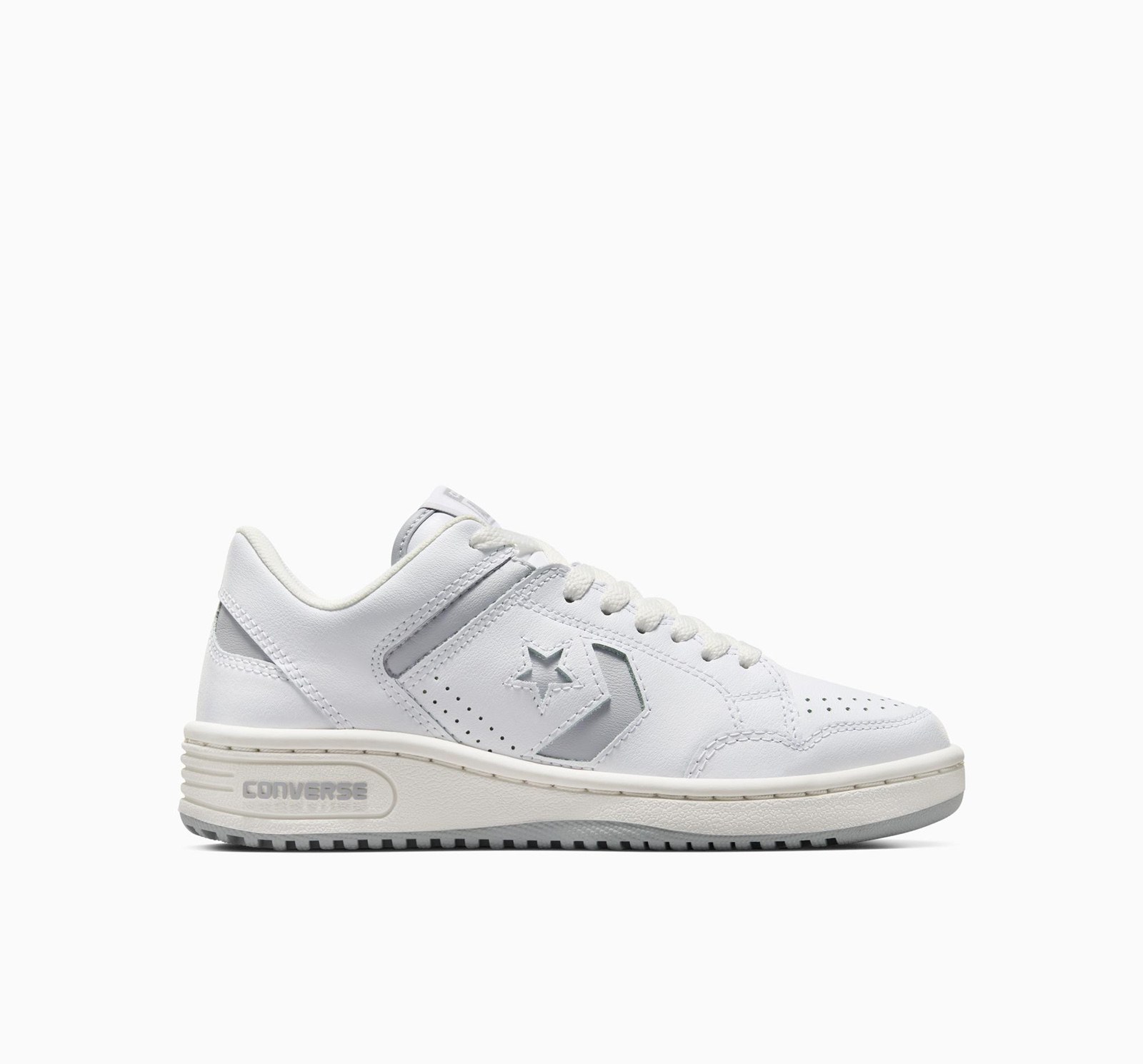 Converse Converse - Converse Weapon Leather - 119-WHITE/GREY AREA/VINTAGE WHITE