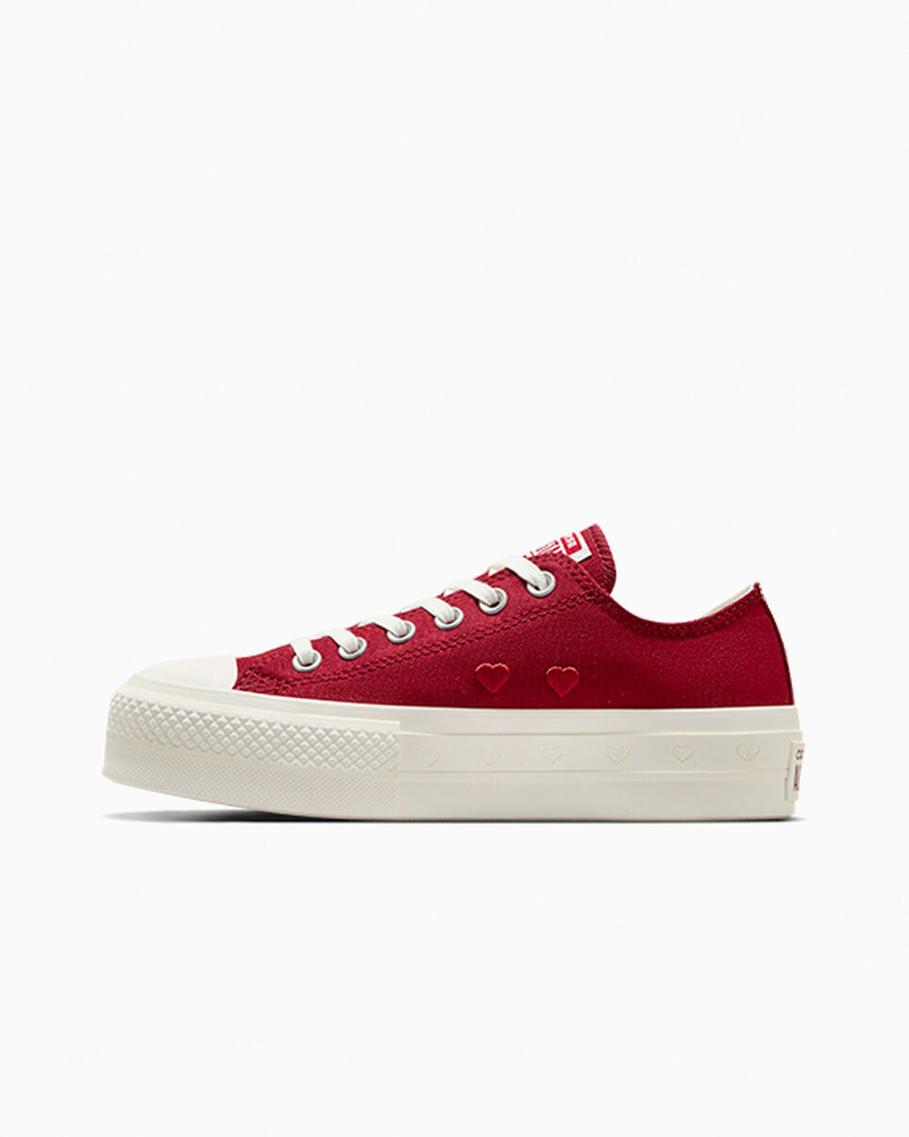 Converse - Chuck Taylor All Star Lift - 642-PARK RED/VINTAGE WHITE/EGRET φωτογραφία