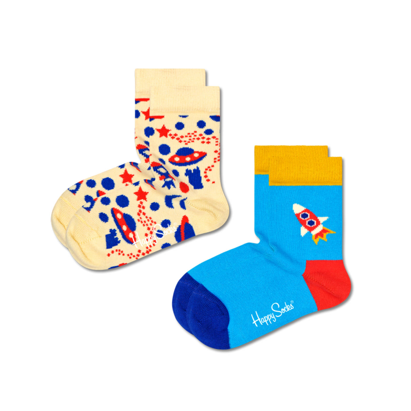 Happy socks Happy socks - 2-PACK KIDS INTO SPACE SOCK - MULTI