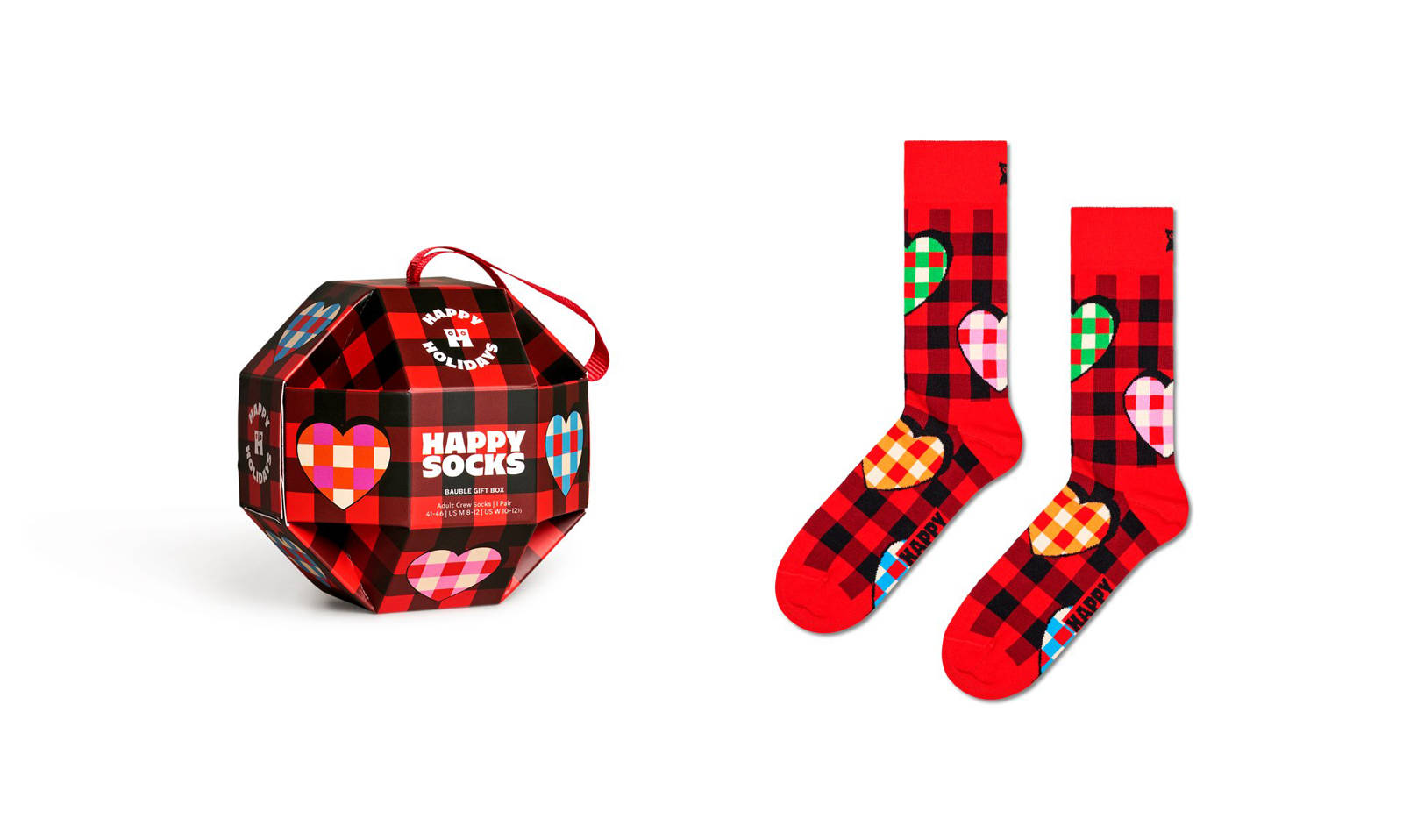 Happy socks Happy socks - 1-PACK BAUBLE SOCK GIFT BOX - MULTI