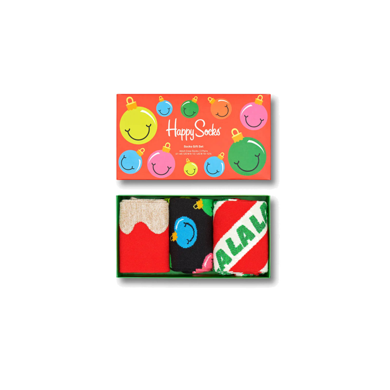 Happy socks Happy socks - 3-PACK TIME FOR HOLIDAY GIFT SET - MULTI