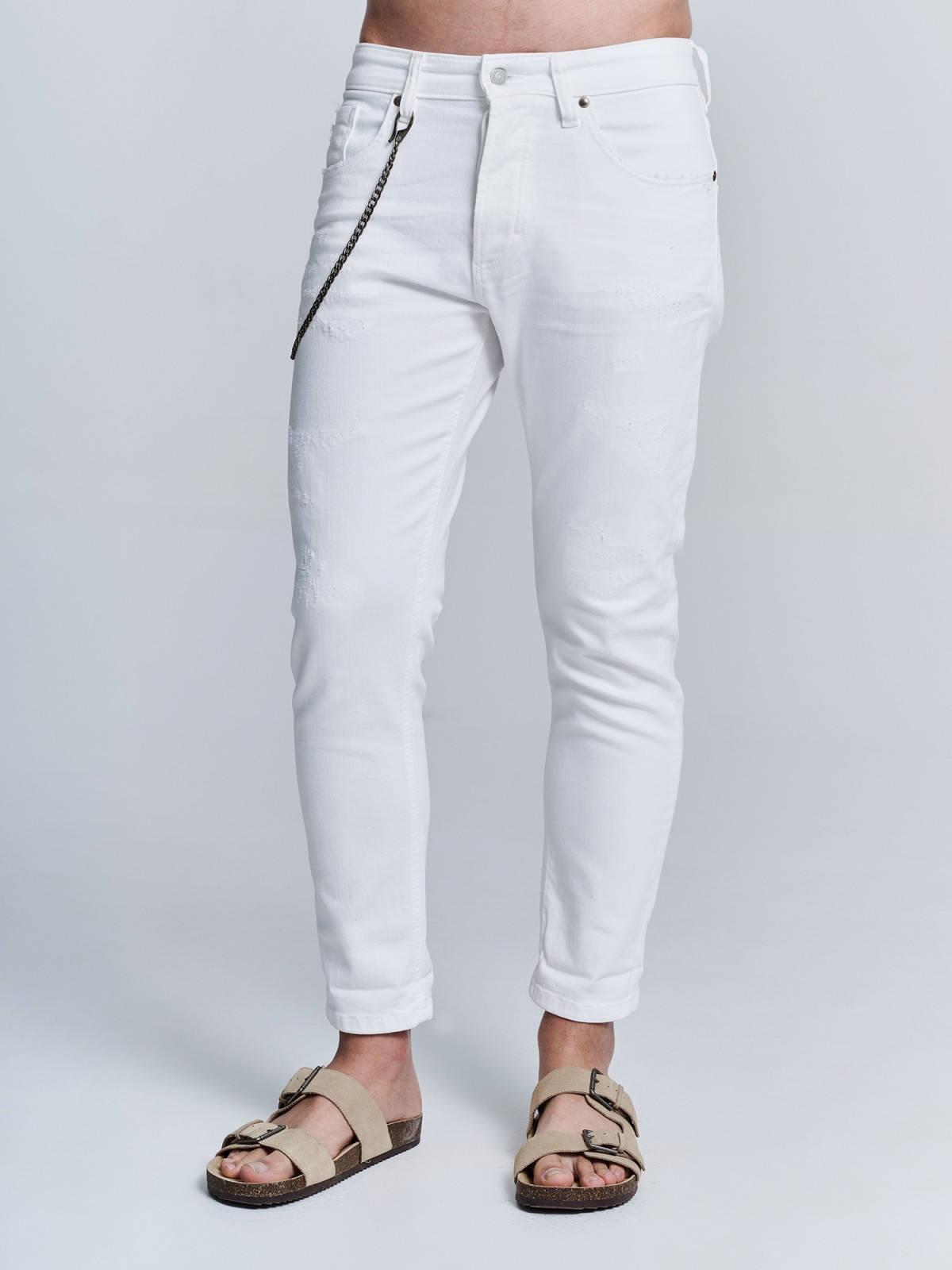 Staff Staff - NOLLAN MAN PANT 98%CO 2%EA - OFF WHITE