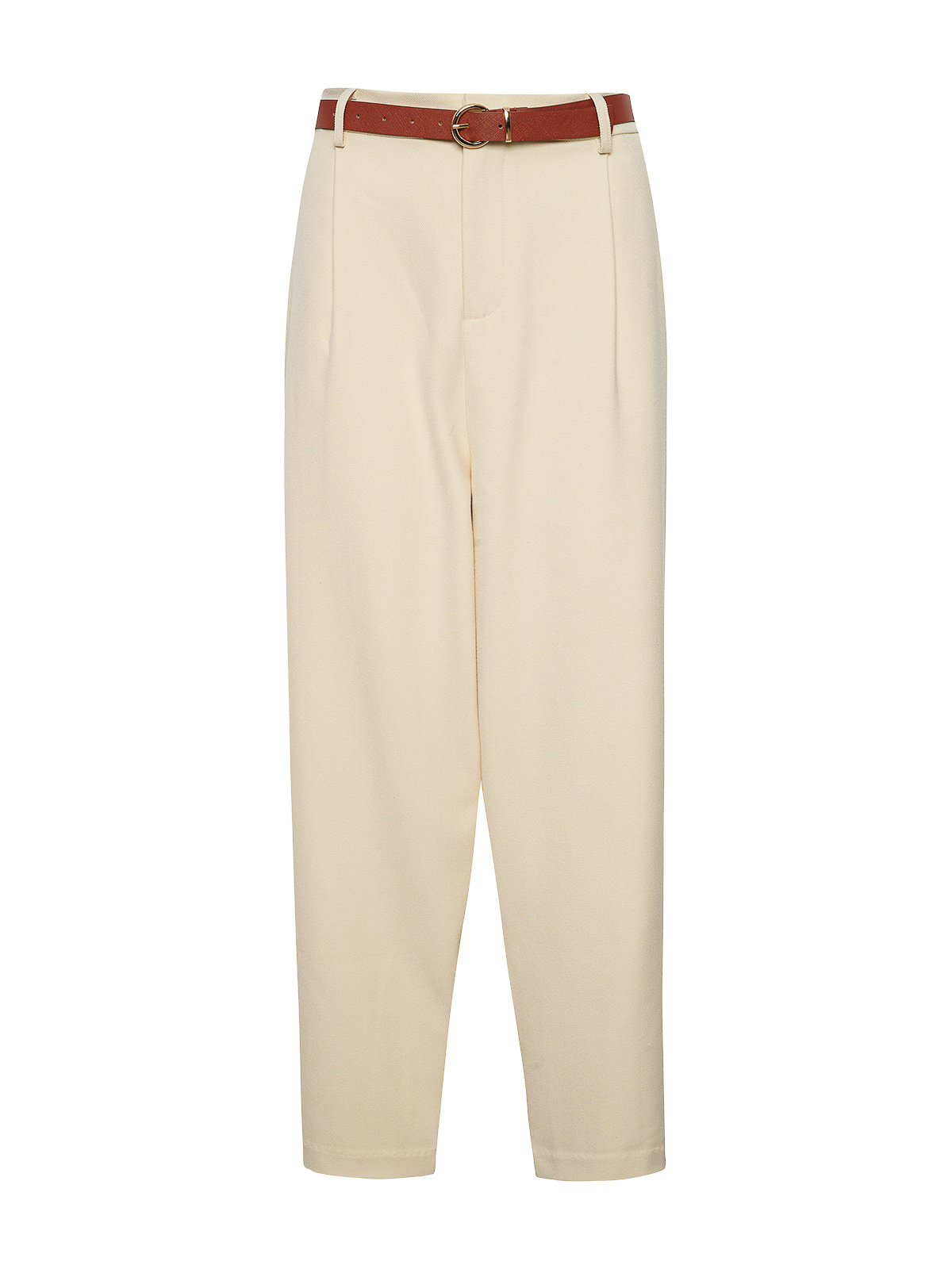 Staff Staff - OLIVIA HIGHWEST PANT 83%POL 15%VIS 2%SPA - OFF WHITE