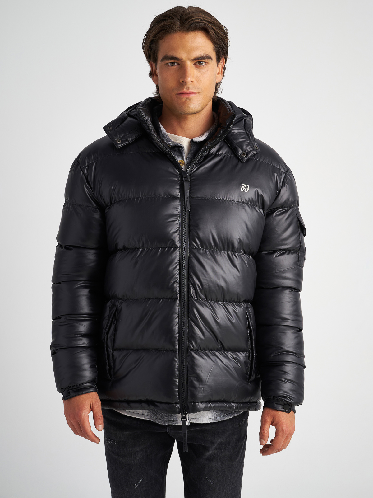 Staff Staff - WESTON MAN PUFFER JACKET - BLACK