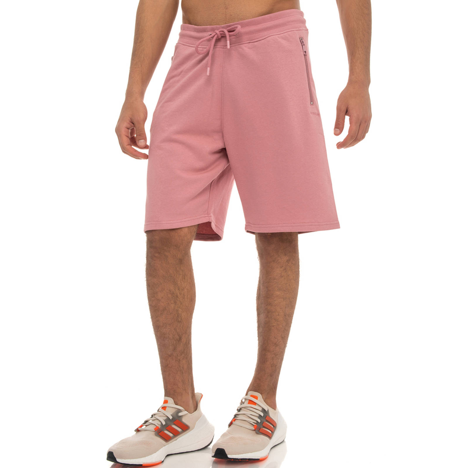 Benation Benation - ESSENTIALS TERRY SHORTS WITH ZIP POCKETS - D.PINK