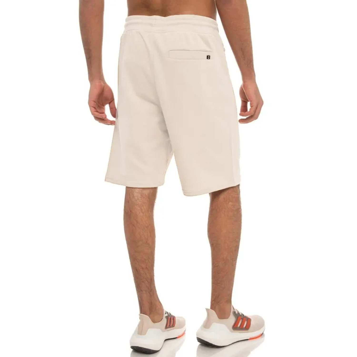 Benation - ESSENTIALS TERRY SHORTS WITH ZIP POCKETS - OFFWHITE φωτογραφία