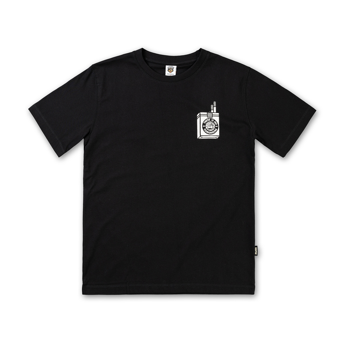 The Dudes The Dudes - THE DUDES TOO SHORT SMOKES T-SHIRT BLACK - BLACK