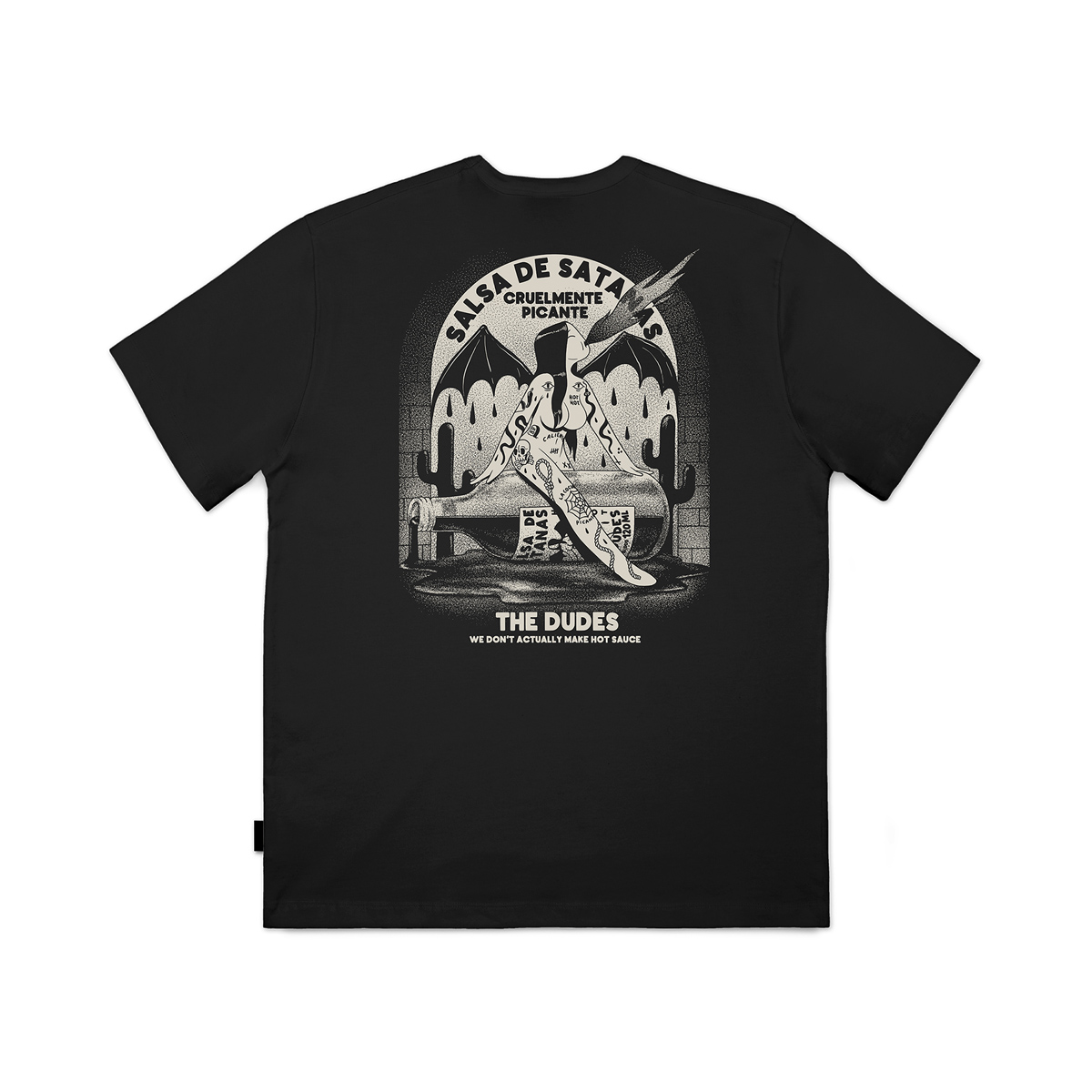 The Dudes - THE DUDES SALSA CLASSIC T-SHIRT BLACK - BLACK φωτογραφία