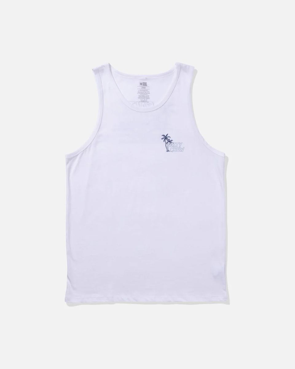 Salty Crew Salty Crew - SALTY CREW A FRAME TANK WHITE - WHITE