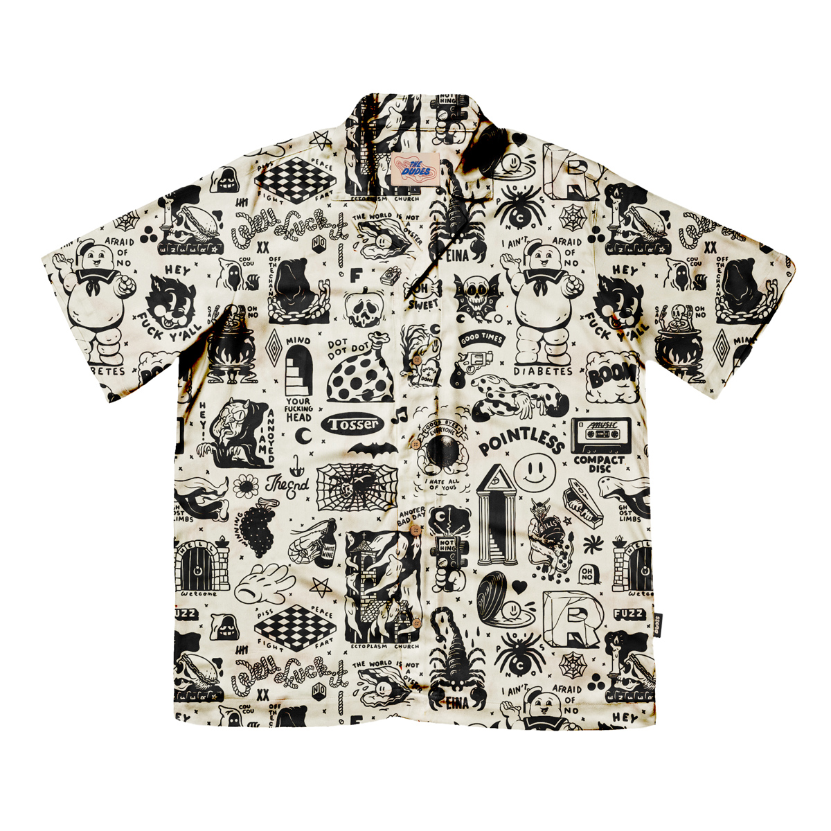 The Dudes The Dudes - THE DUDES FLASHY HAWAIIAN SHIRT MULTICOLOR - MULTI