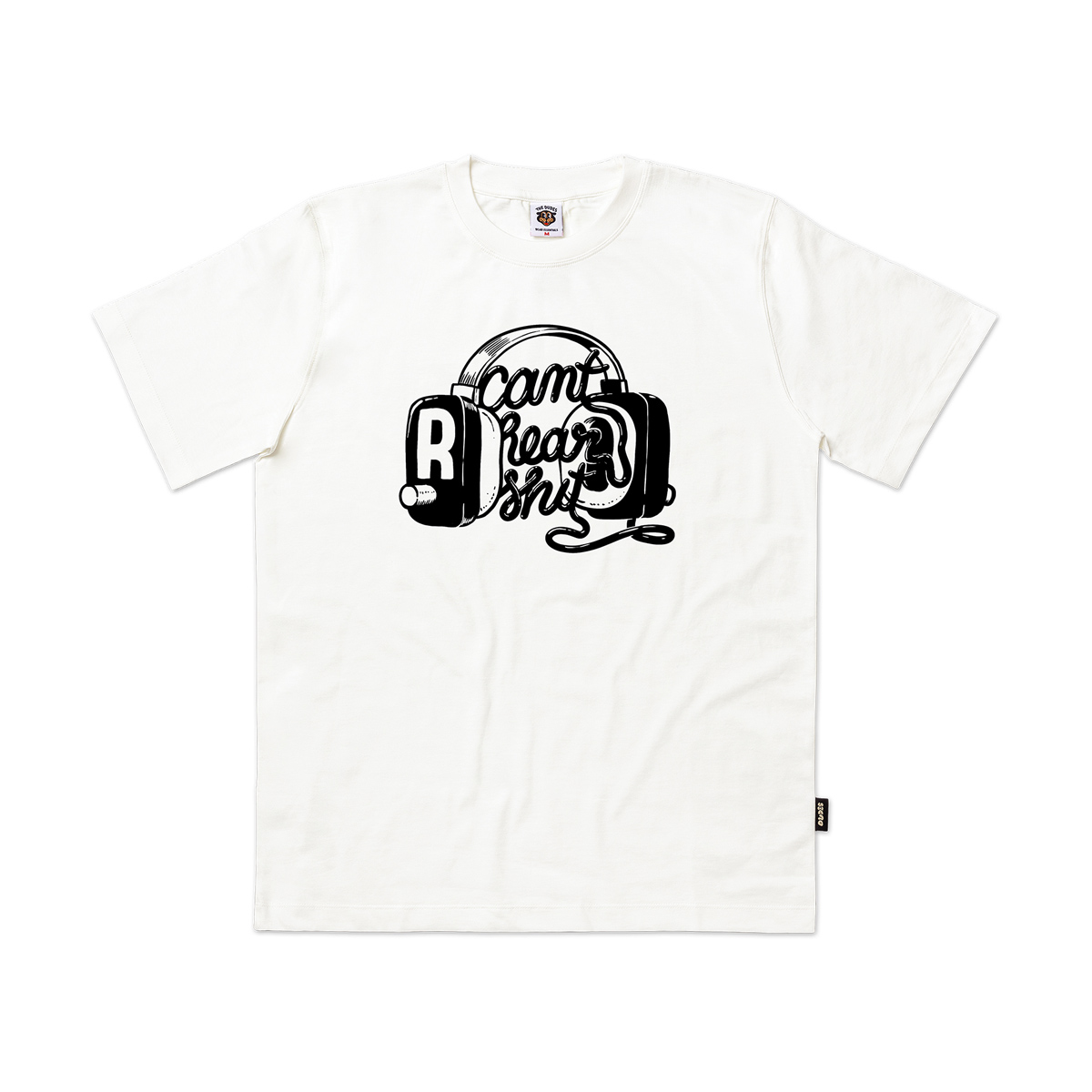 The Dudes The Dudes - THE DUDES CANT HEAR SEASONAL T-SHIRT WHITE - WHITE