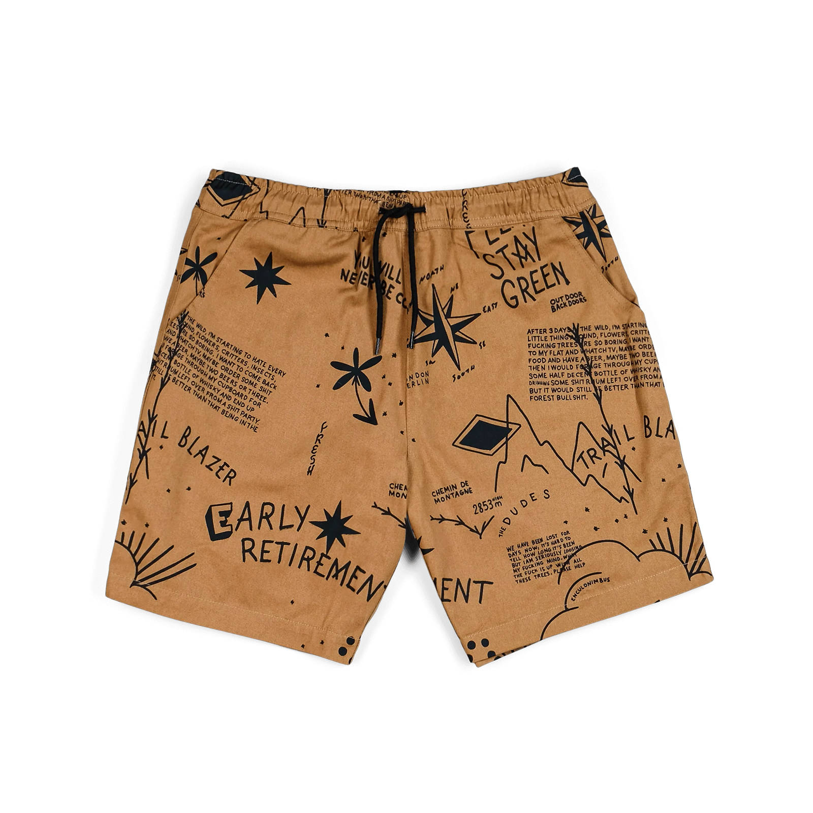 The Dudes The Dudes - THE DUDES TRAIL BLAZER SHORTS TAN - TAN