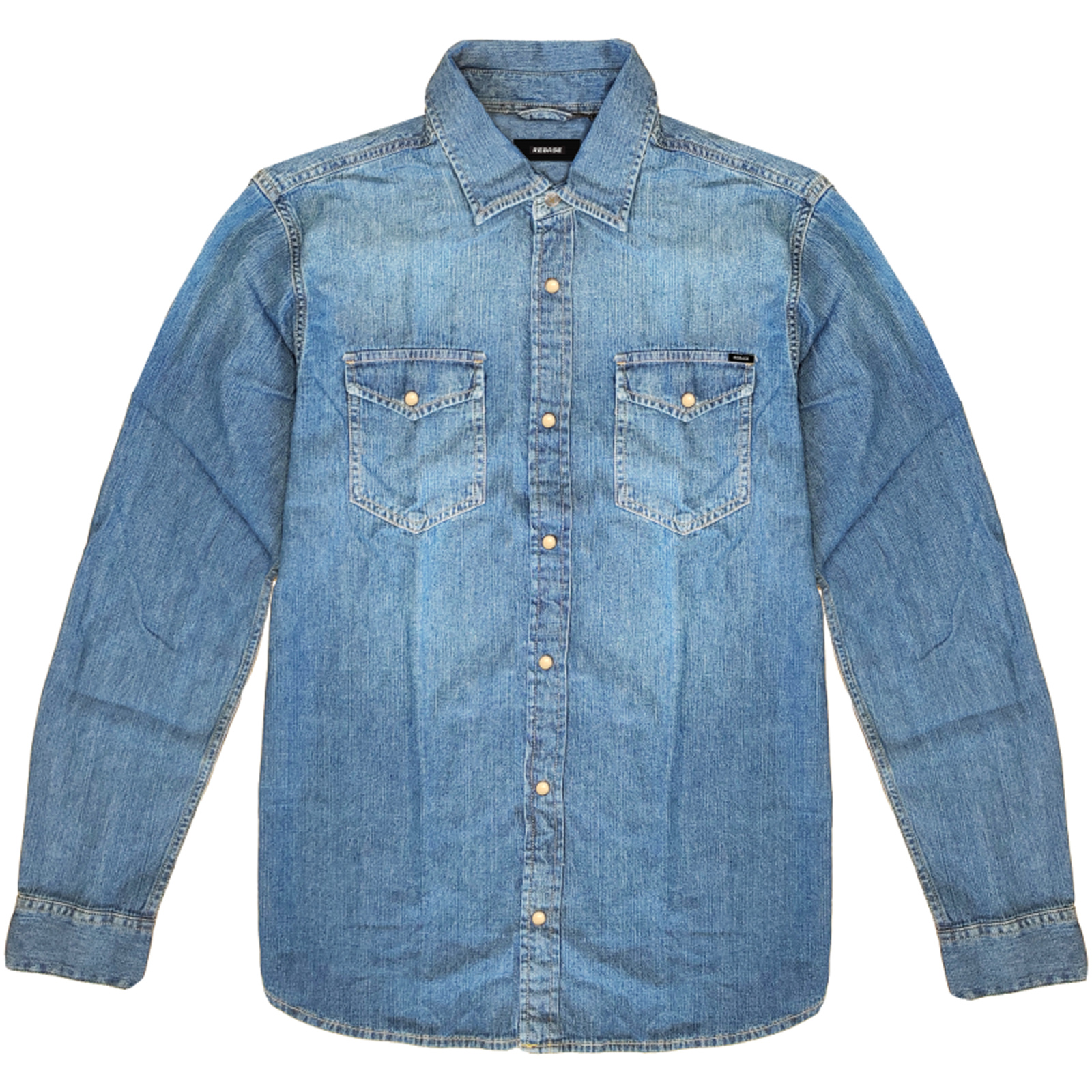 Rebase Rebase - SHIRTS LONG SLEEVE DENIM - LIGHT BLUE DENIM