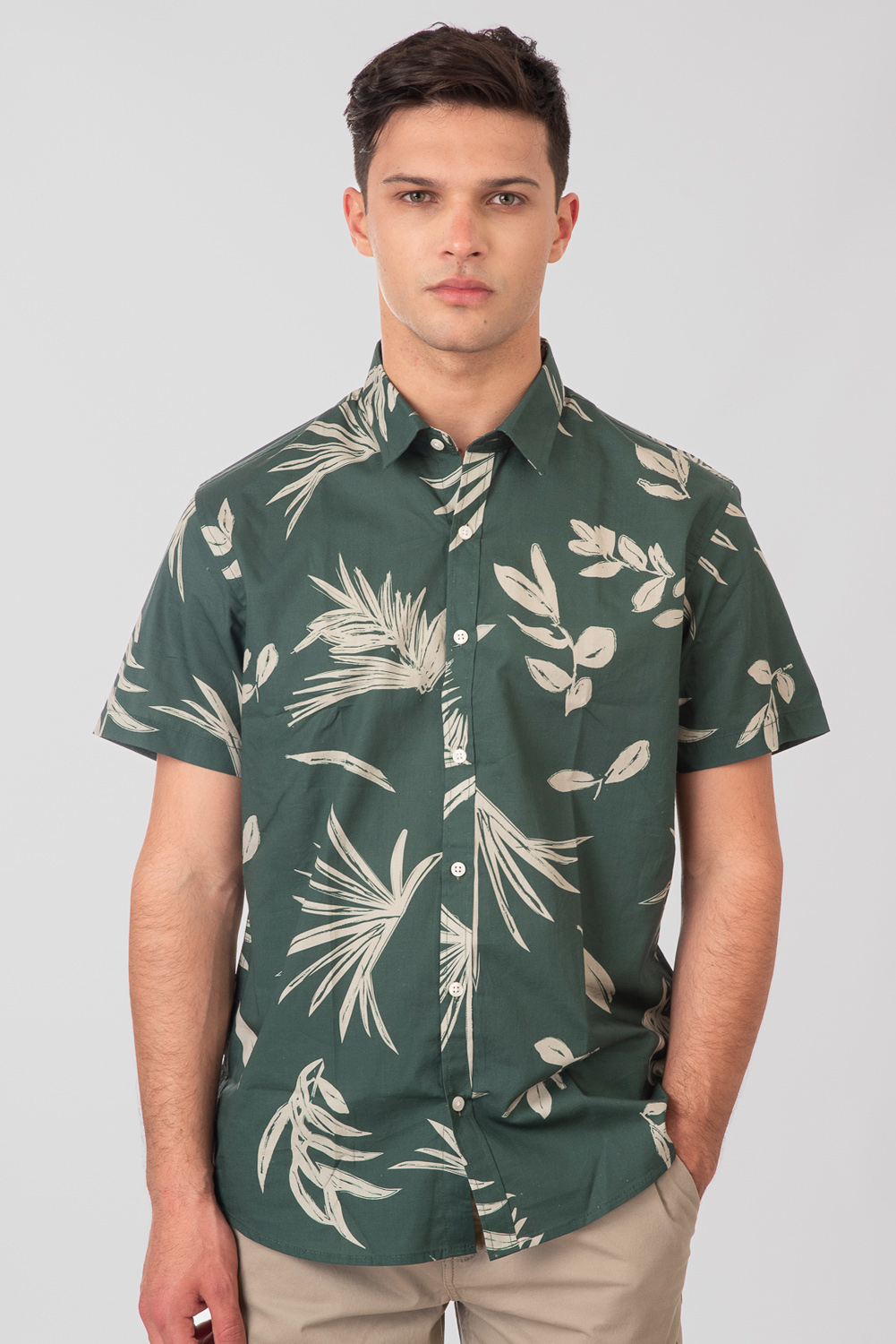 Rebase Rebase - SHIRTS SHORT SLEEVE WITH FLORAL PRINT - CC38 PINE GROVE