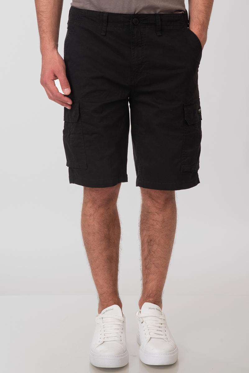 Rebase Rebase - CARGO SHORTS - BLACK