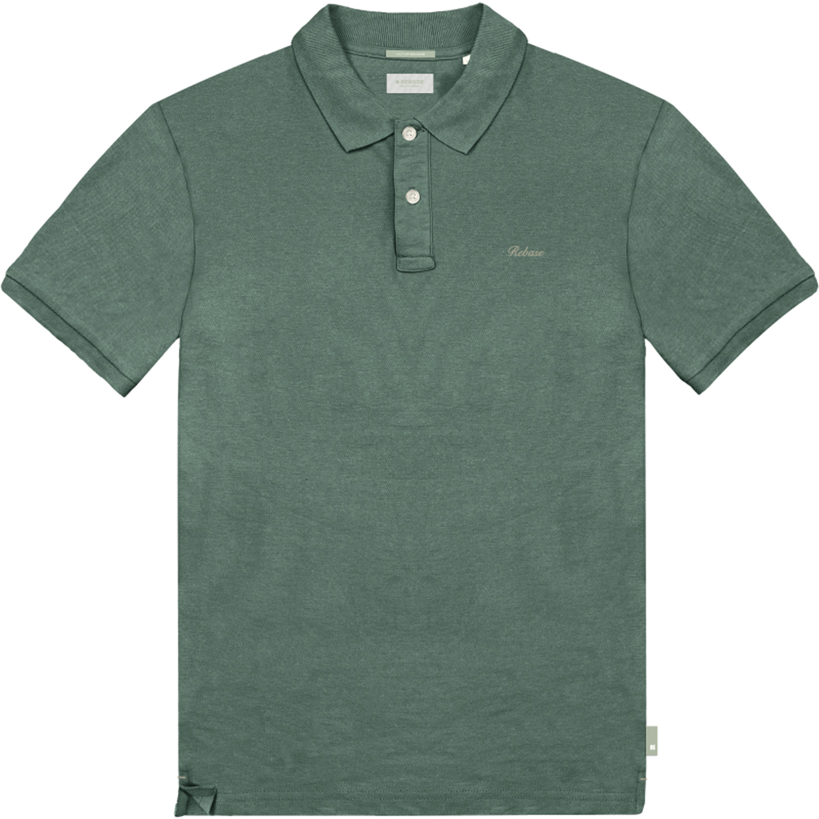 Rebase Rebase - POLO PIQUE - AGAVE GREEN
