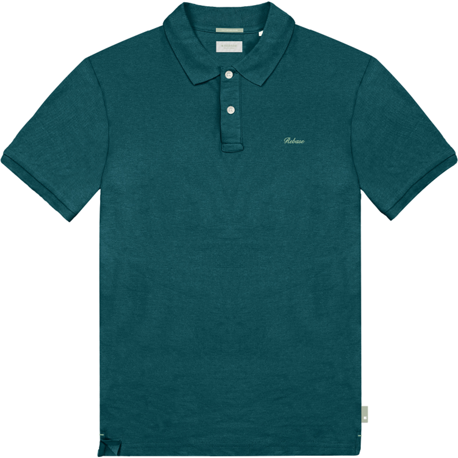 Rebase Rebase - POLO PIQUE - DEEP TEAL