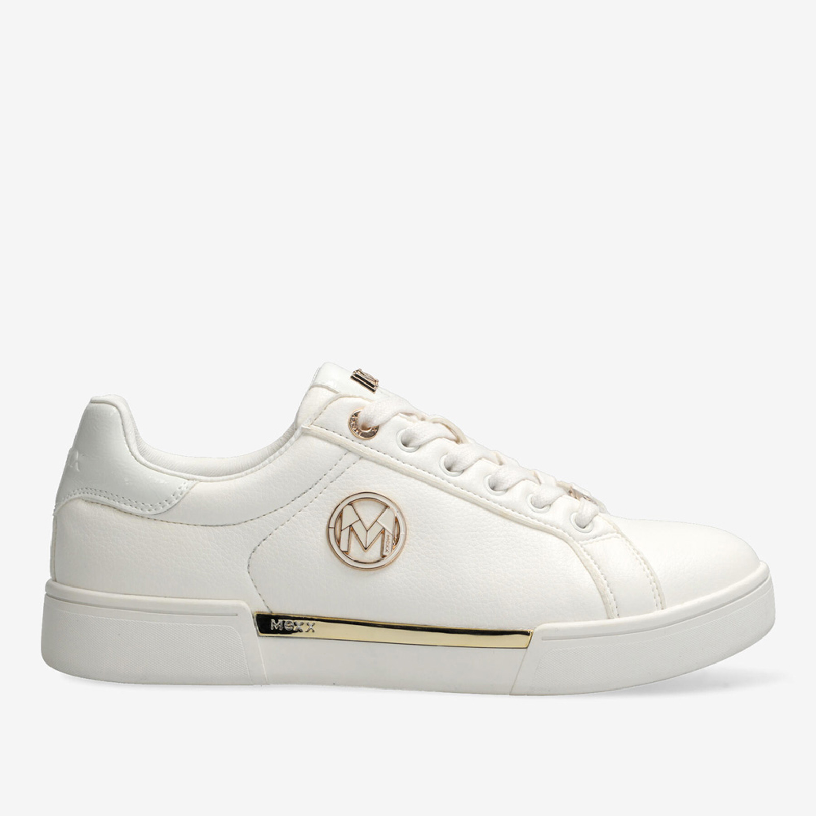  Mexx - SNEAKER ΠΑΠΟΥΤΣΙ LOW - WHITE/GOLD 2025