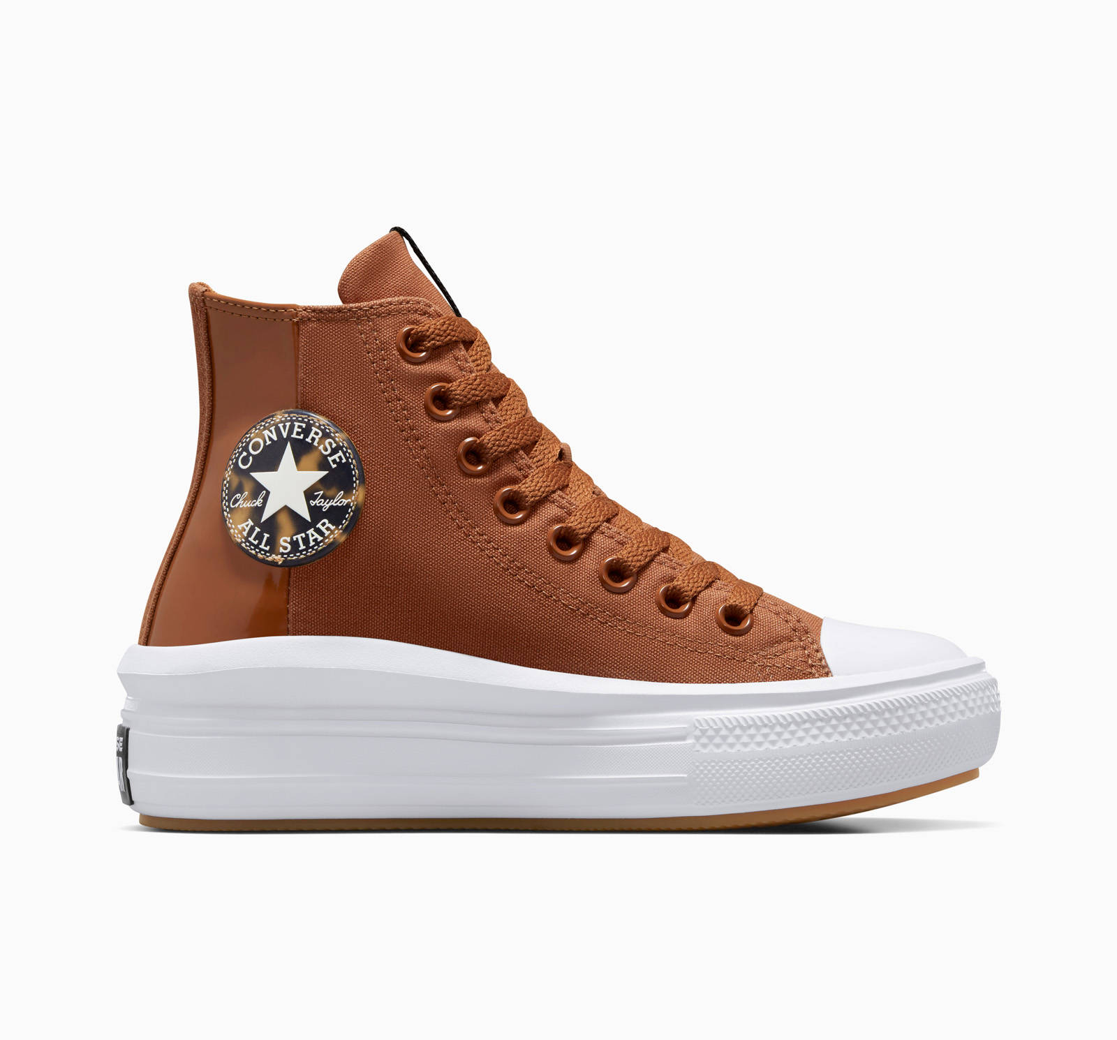 Converse – CHUCK TAYLOR ALL STAR MOVE PLATFORM TORTOISE – 372-TAWNY OWL/BLACK/WHITE